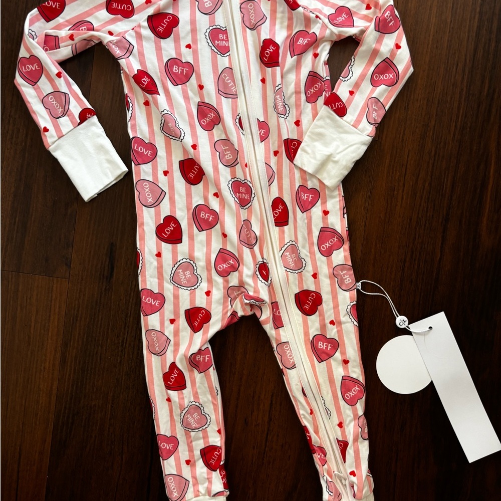 NWT Caden Lane Love Print Kids One Piece